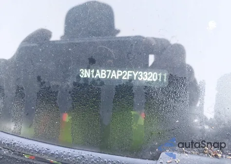 2015 Nissan Sentra S z USA, uszkodzony, nr VIN 3N1AB7AP2FY332011